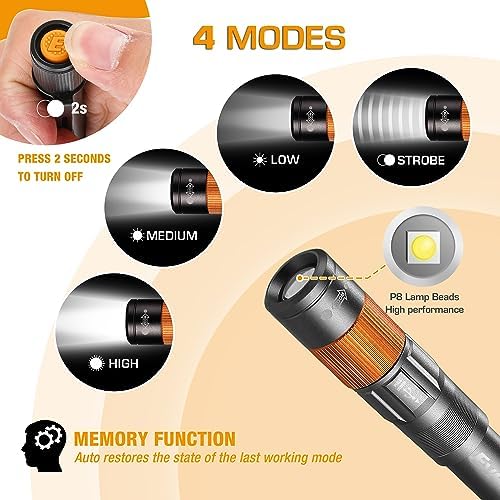 Compact Rechargeable Pen Light Headlamp for hiking
