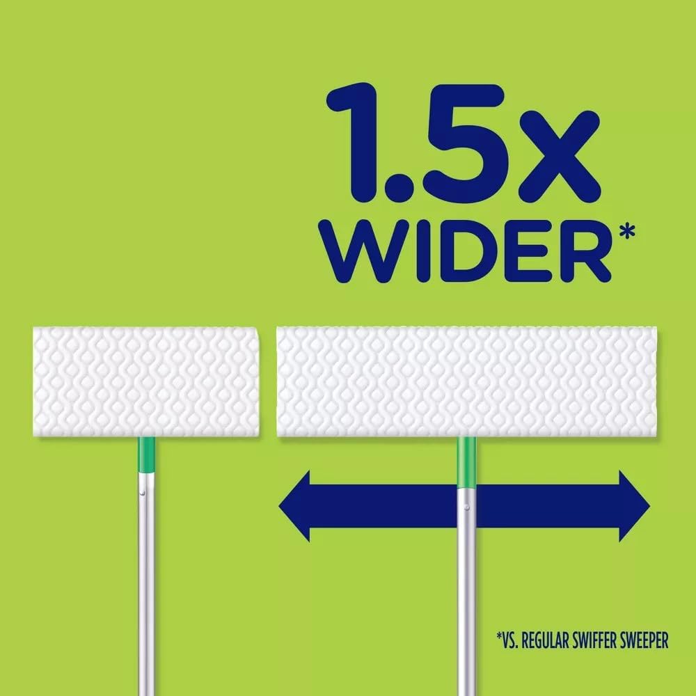 Swiffer X-Large Disposable Mop Cloths - Large Durable Soft and Hypoallergenic
