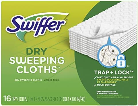 Swiffer Dry Sweeper 12-Piece Set for Daily Use on All Surfaces