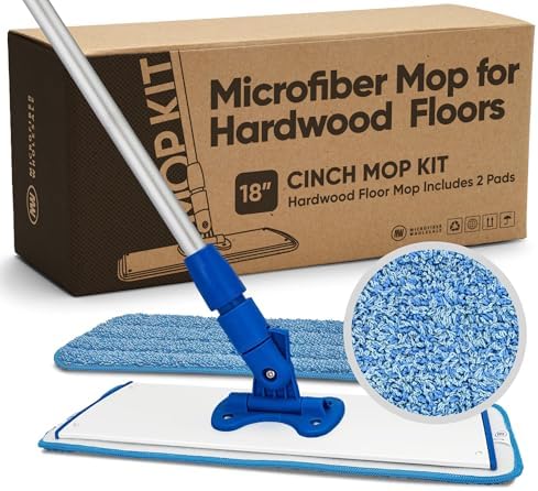 Cinch Mop - Microfiber Mop for Hardwood Floors