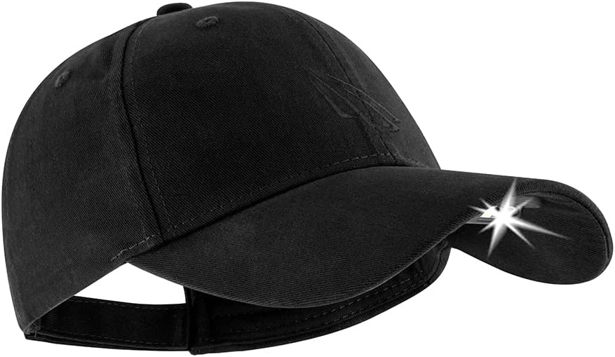LED Hat Light - Baseball Cap with Built-In Light