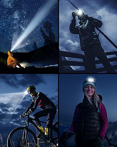 GETASI Rechargeable Dual Headlamp with Motion Sensor