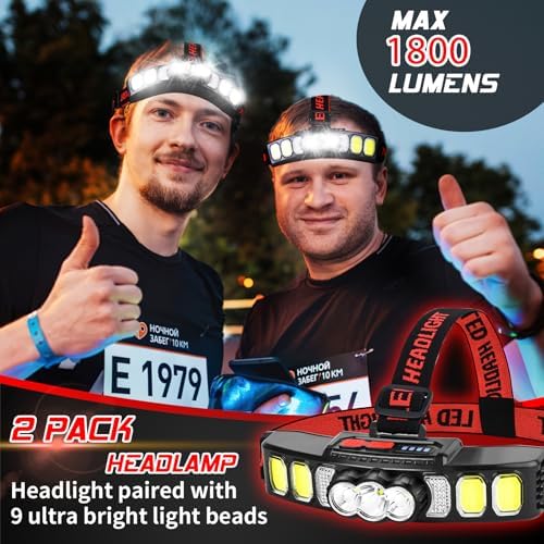 UV Protection and 6 Modes Headlamp