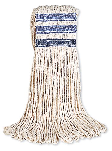 Rubbermaid Commercial Large 24 OZ Cotton Wet Mop Headband White