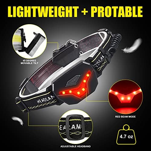 ProaStar DECHEN Headlamp - Upgrade Your Hiking Adventure