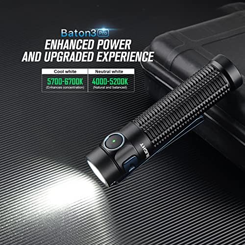 OLIGHT Perun 2 Baton3 Pro 25001500 Lumens Rechargeable Bundle