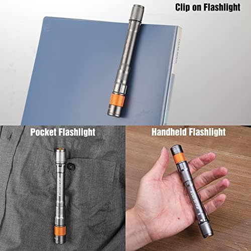 Compact Rechargeable Pen Light Headlamp for hiking
