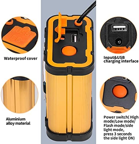 Vanmale - Superbright Portable Headlight with Rechargeable Battery