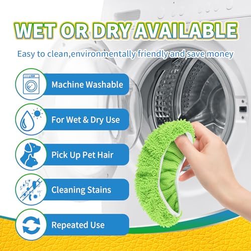 X-Large Reusable 100 Coral Fleece Mop Pads
