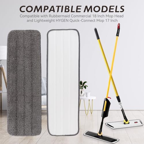 Beilan Replacement Mop Pads for Rubbermaid 17 and 18 Mops