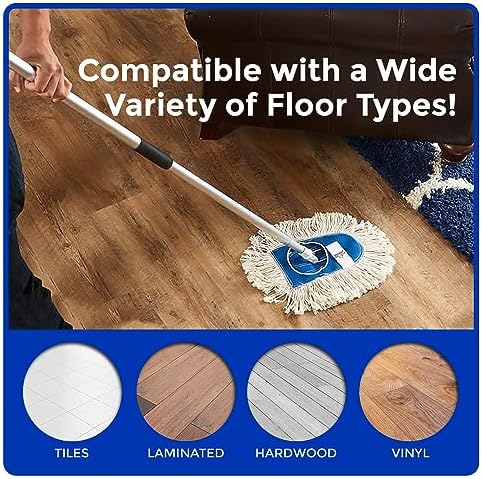 Nine Forty Heavy Duty Cotton Wedge Dust Mop Head