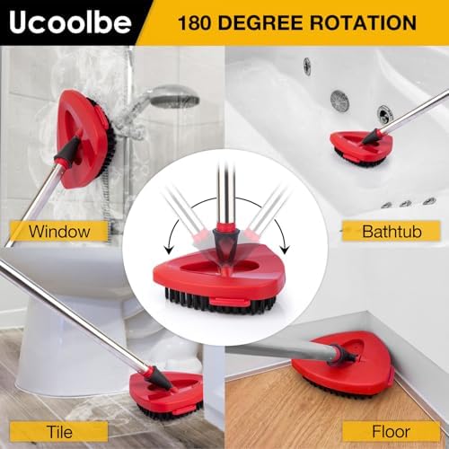 Ucoolbe Spin Mop Scrub Brush Replacement Head