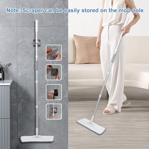 Portable Extendable Microfiber Mop for Wet Dry Use