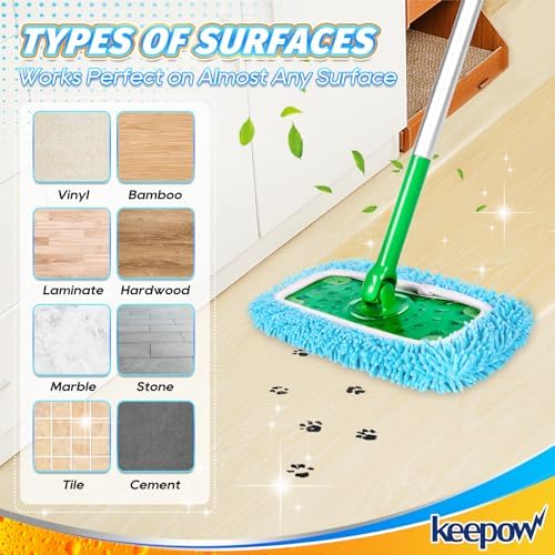 Reusable Dry Sweeping Cloths for Swiffer Mops
