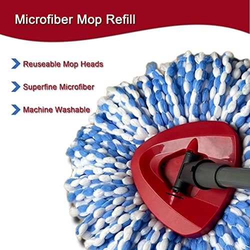 Quick Picks Set of 6 Mop Heads for RinseClean 2 Tank System