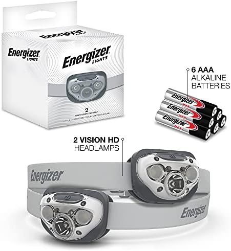 Energizer LED Headlamp PRO 2-Pack Water Resistant