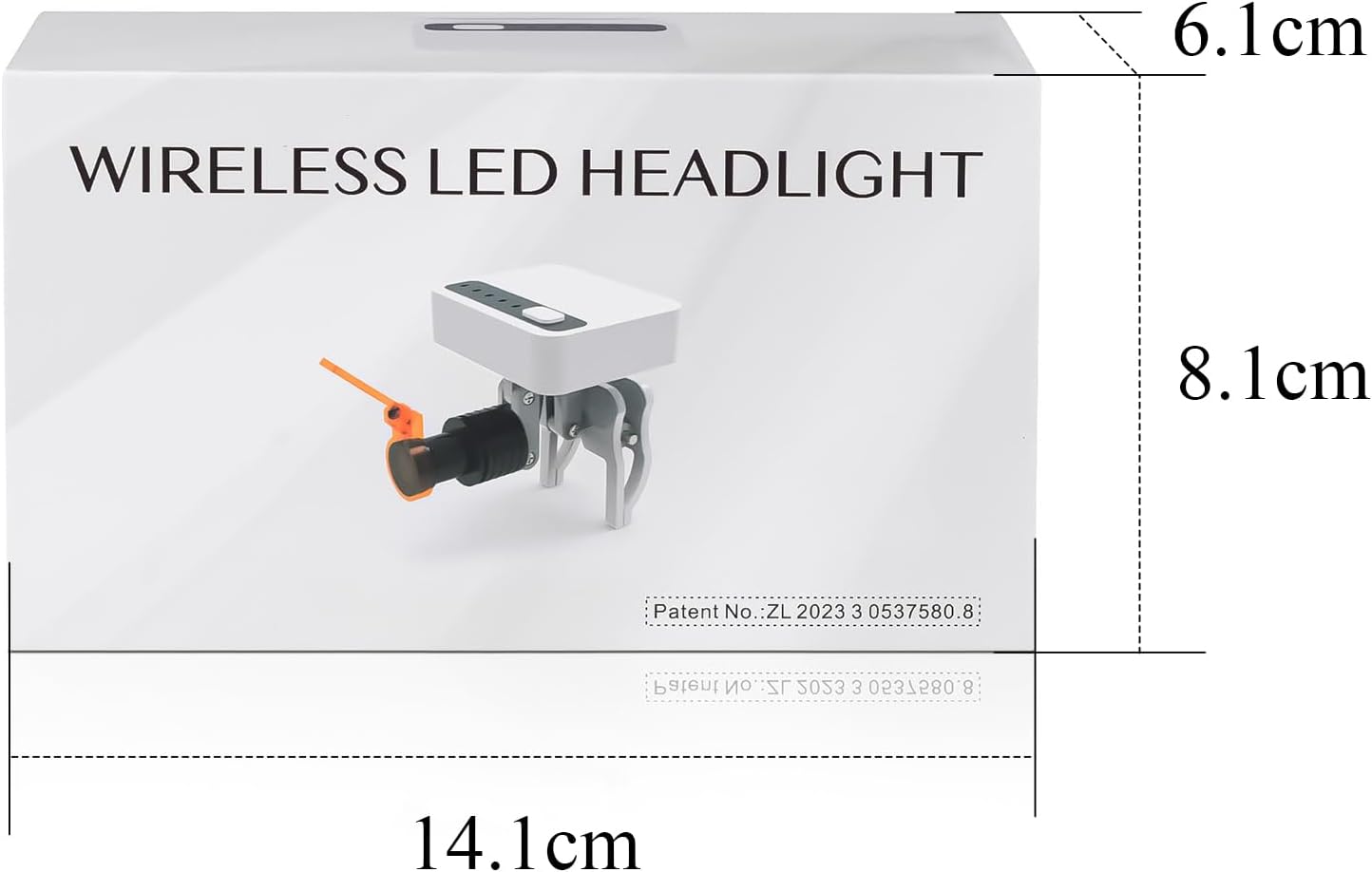 Small Durable LED Headlamp Clip for Magnifiers
