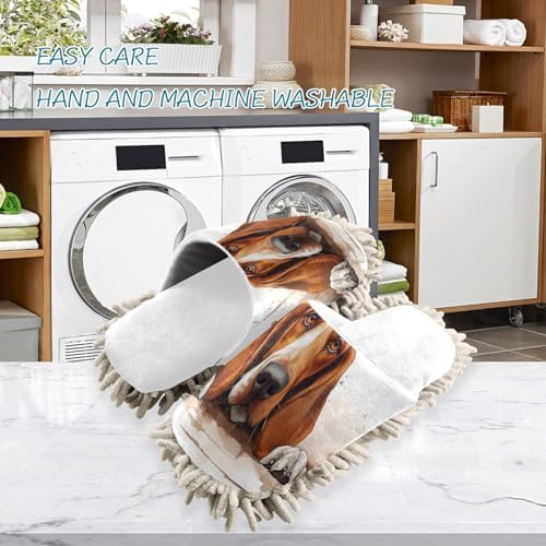 Versatile Hound Slippers for Perfect Cleaning
