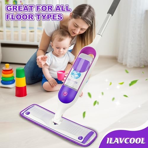 4 Pack Reusable Mop Pads for Swiffer PowerMop