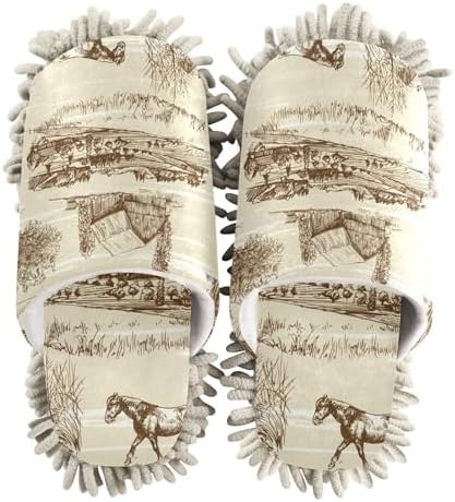 Kigai Microfiber Slippers Eco-Friendly Cleaners for Home Protect Shoes