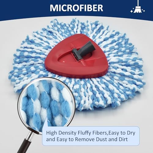 Perfect 2-Pack Mop Heads for Oceda EasyWring 1 Tank System