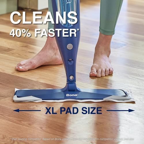 Bona Multi-Surface Floor Pads - 18 Refills - Heavy-Duty Microfiber