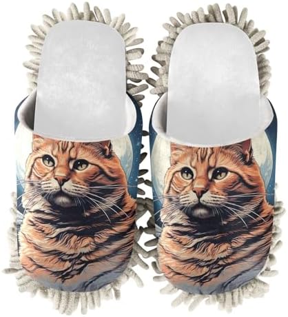 Cozy Cleaning Washable Mop Slippers for Home Floors