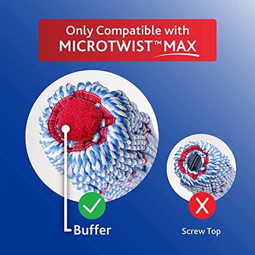 O-Cedar MicroTwist MAX Mop Head Refill Soft Durable and Easy to Use