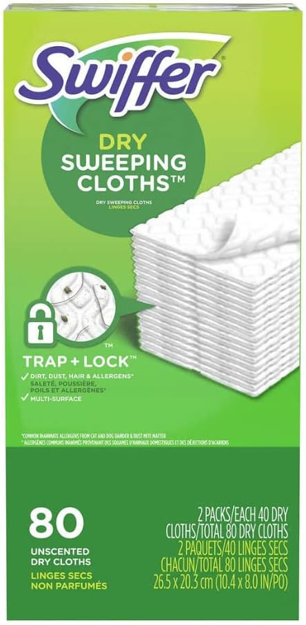 Swiffer Swiffer Sweeper Dry Cloth Refill 80 Count