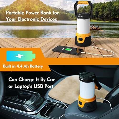 EverBrite 1000 Lumen Camping Lantern Rechargeable Headlamp