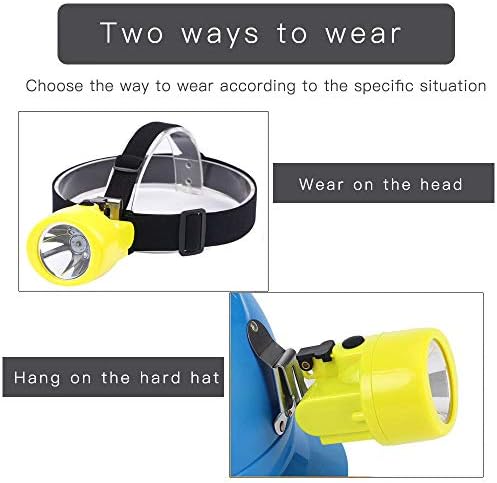 Yongkist Safety Mining Headlamp 30LM Underwater Mining Lamp