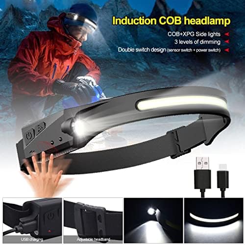 STM Leaders 230 Wide Beam LED Headlamp with Motion Sensor 5 Modes
