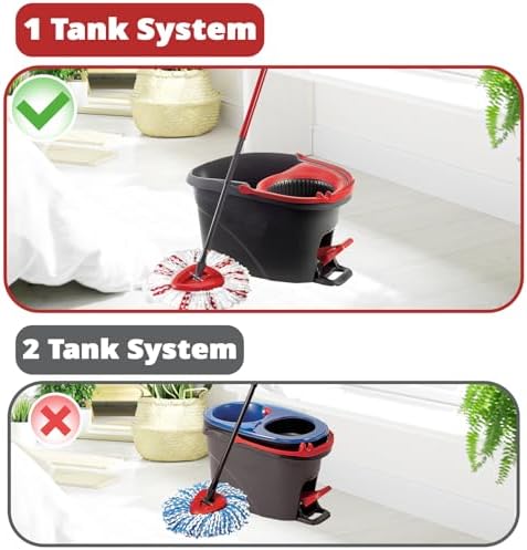 Koolstuffs Spin Mop Head Replacement 2Pack - Machine Washable 40 More Power