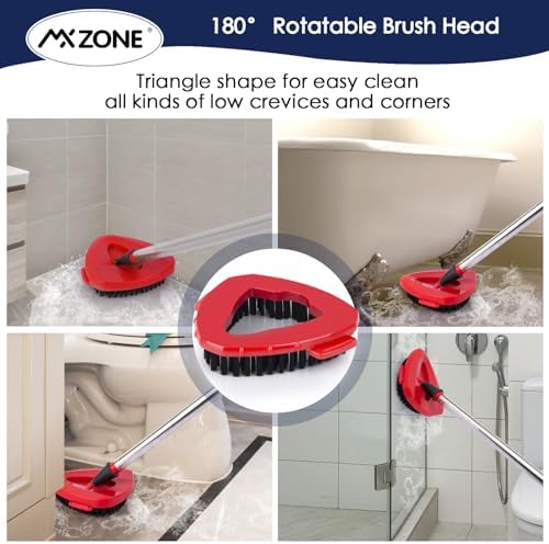 Sturdy Scrubber Mop Head for Shower Bath and Kitchen Tile Cleaning