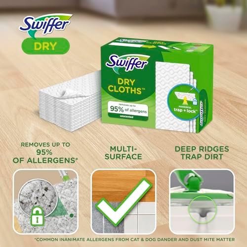Swiffer Sanrap Dry Mop Refills for All-Purpose Floor Mopping