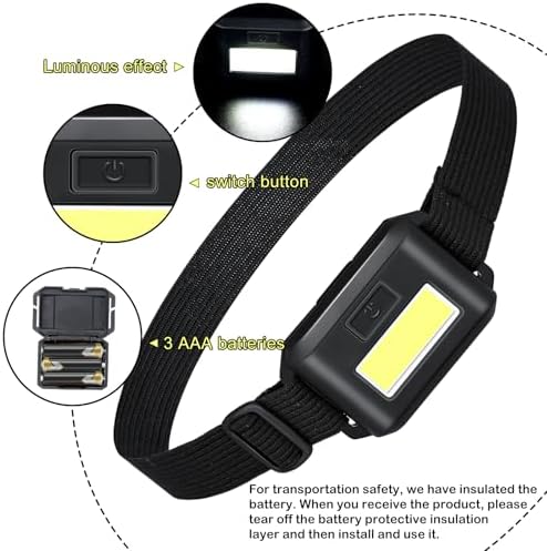 16-Piece LED Headlamp Bundle for Adults Kids