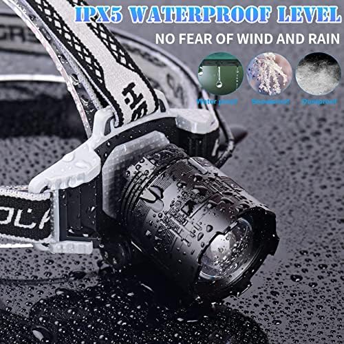 Rechargeable Headlamp 180000 Lumen
