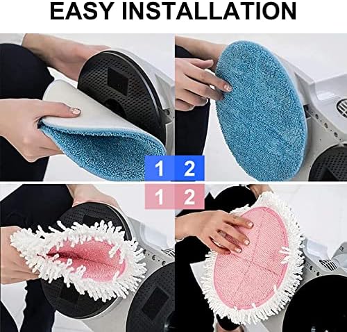 BeiLan Electric Mop Pads 8 Pack Replacement 728 Inch