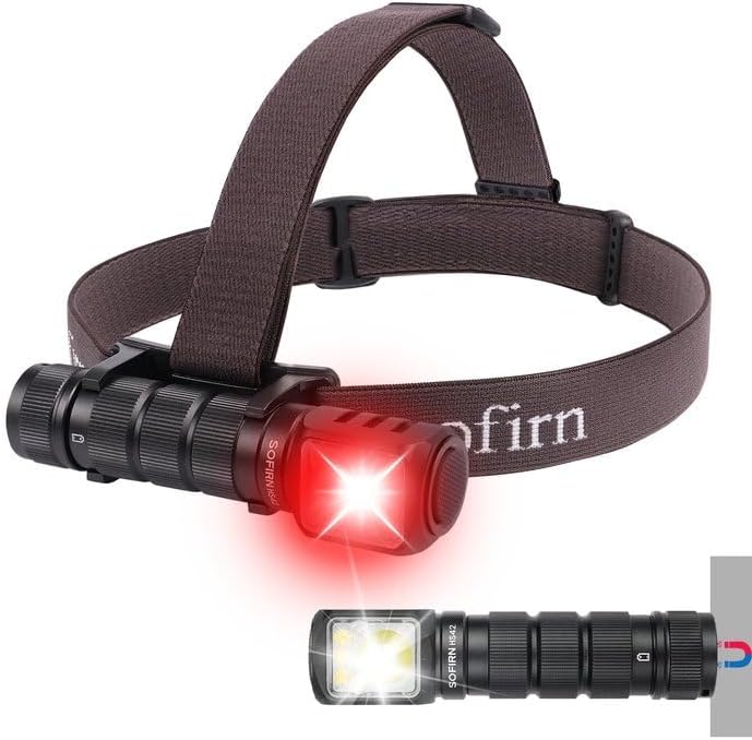 Adjustable Red Light Headlamp for Adults