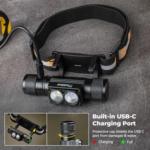 77outdoor Durable Red Headlamp - 25C for camping hiking hunting