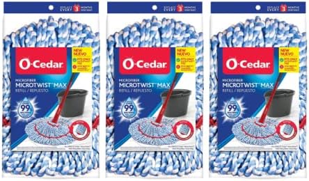 O-Cedar MicroTwist Microfiber Twist Mop Refill Set