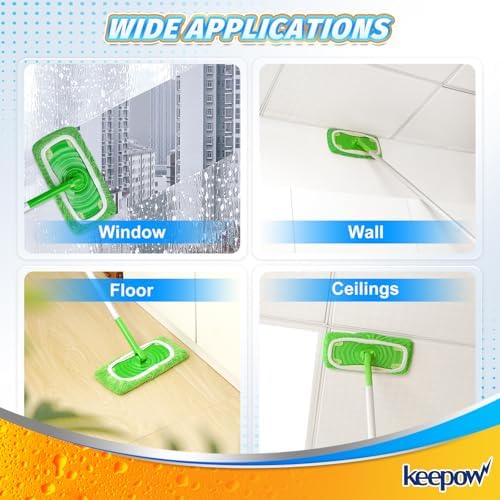 Perfect for Hardwood Floors Swiffer Mop Compatible Reusable Wet Pads