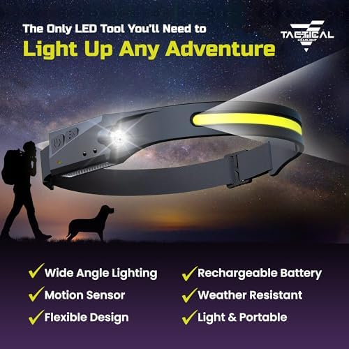 Tactical Headlight - 230 Wide Beam LED Headlamp