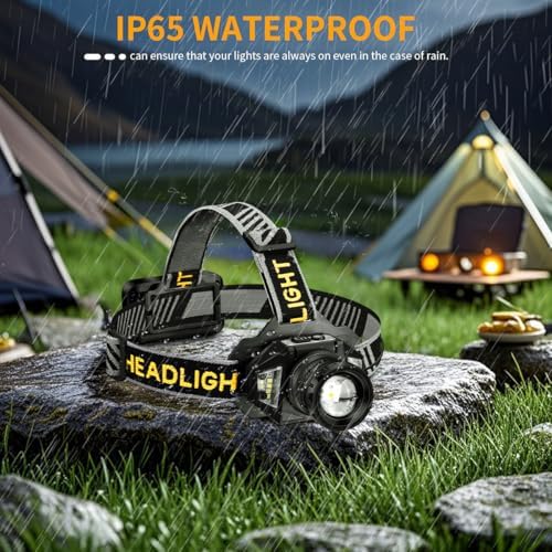 NAKCNM Rechargeable Headlamp