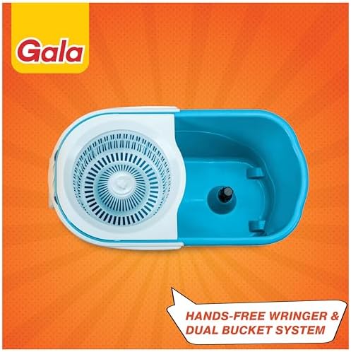 Gala e-Quick Spin Mop Set with Microfiber Refills