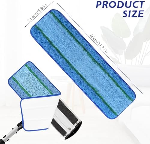 Replacement Microfiber Mop Pads for 17 18 Rubbermaid Commercial Mops