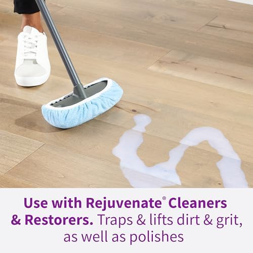Rejuvenate Microfiber Bonnet Applicator for 9 Sponge Mop Washable Reusable - Blue