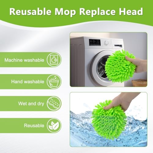 Reusable Mop Heads for EasyWring 1-Tank Spin Mop