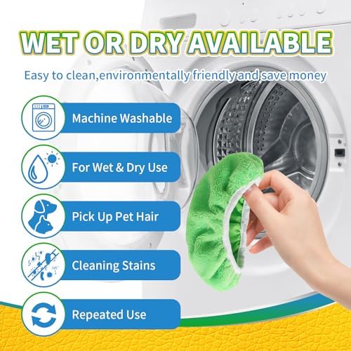 AmaVins Reusable Chenille Swiffer Mop Pads 5 Pack