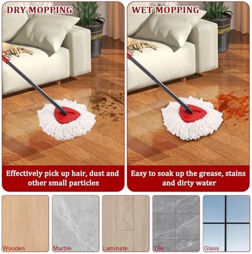 4-Piece Set Perfect Fit for O-Ceda Mops